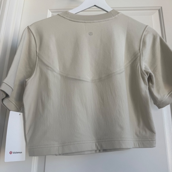 Luulemon Cotton French Terry + Swift Tee NWT, Size 4 - Picture 2 of 4